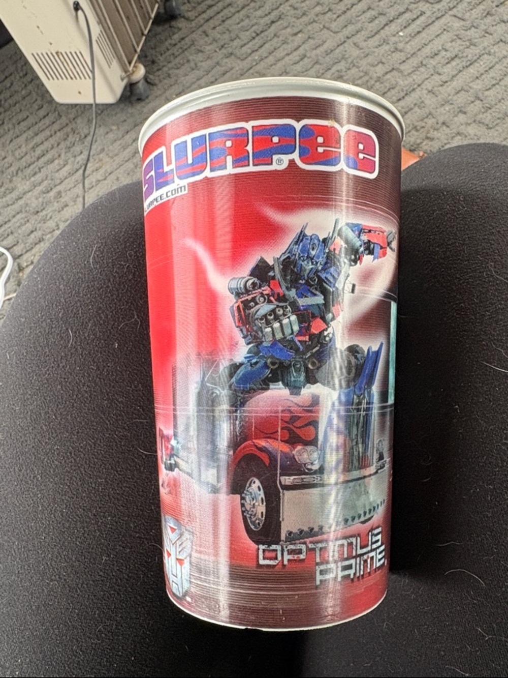 Official Red Optimus Prime Collectible Cup